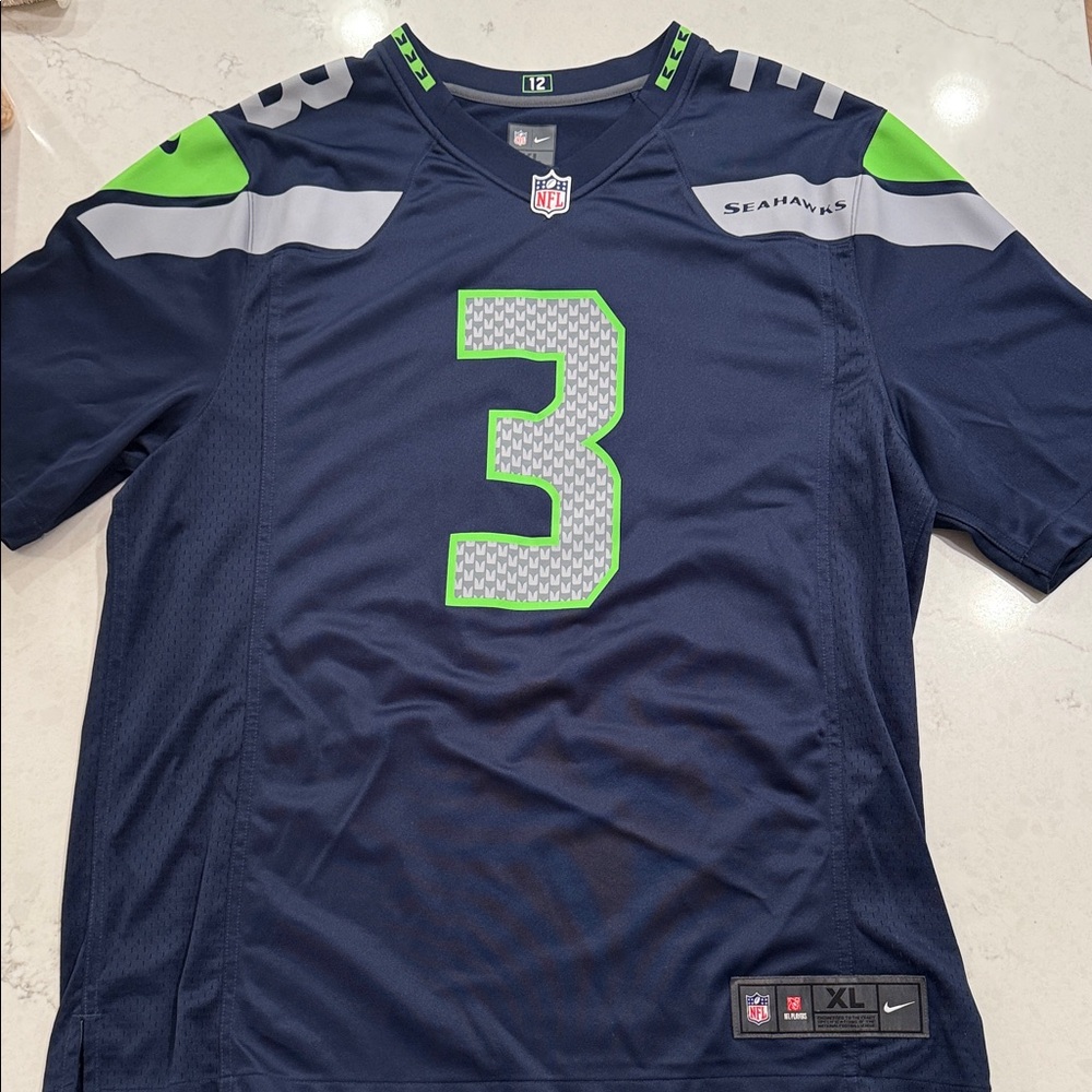 Russell Wilson Seahawks Football Jersey